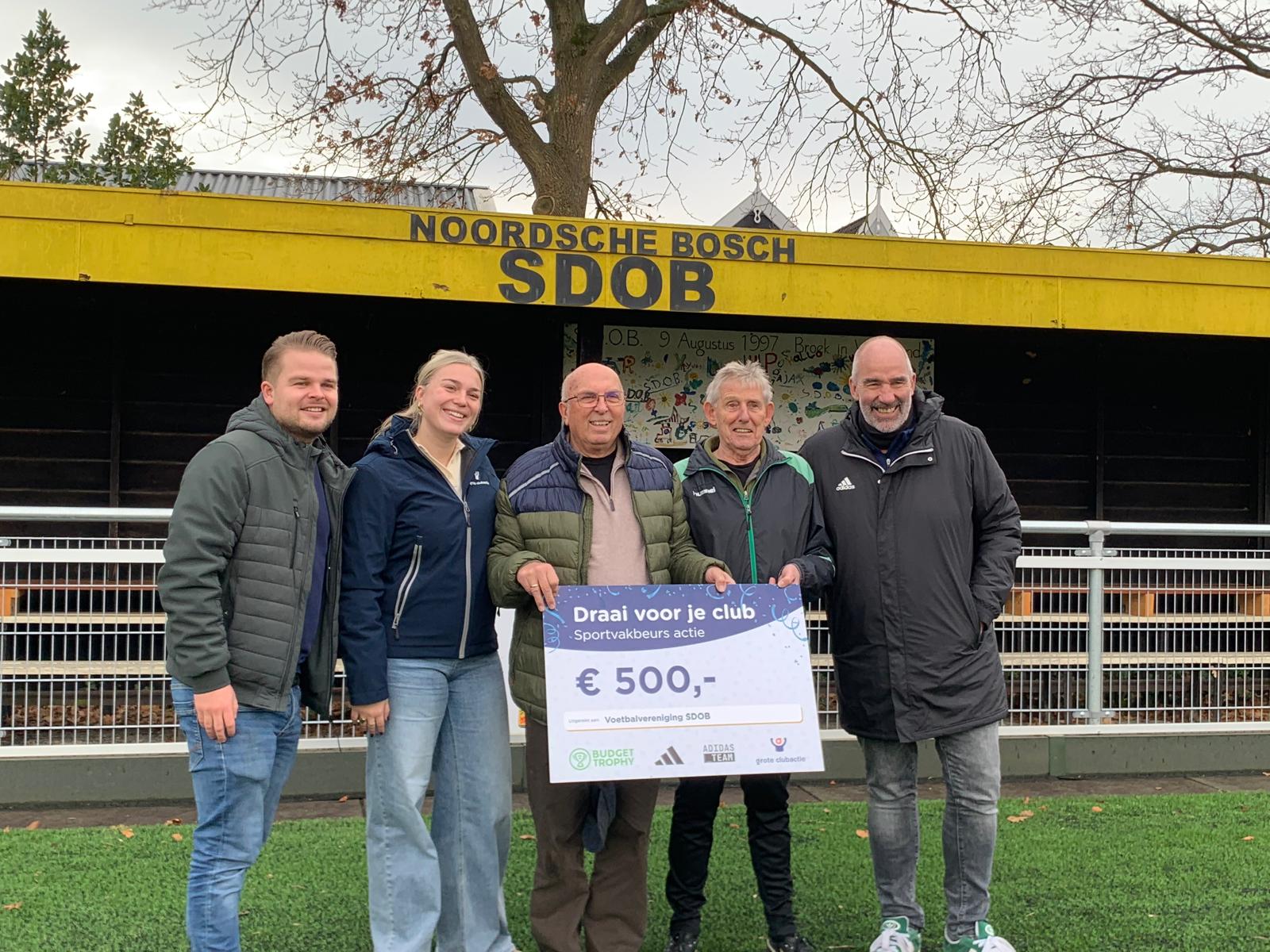 Dirk Posch wint 500 euro voor SDOB